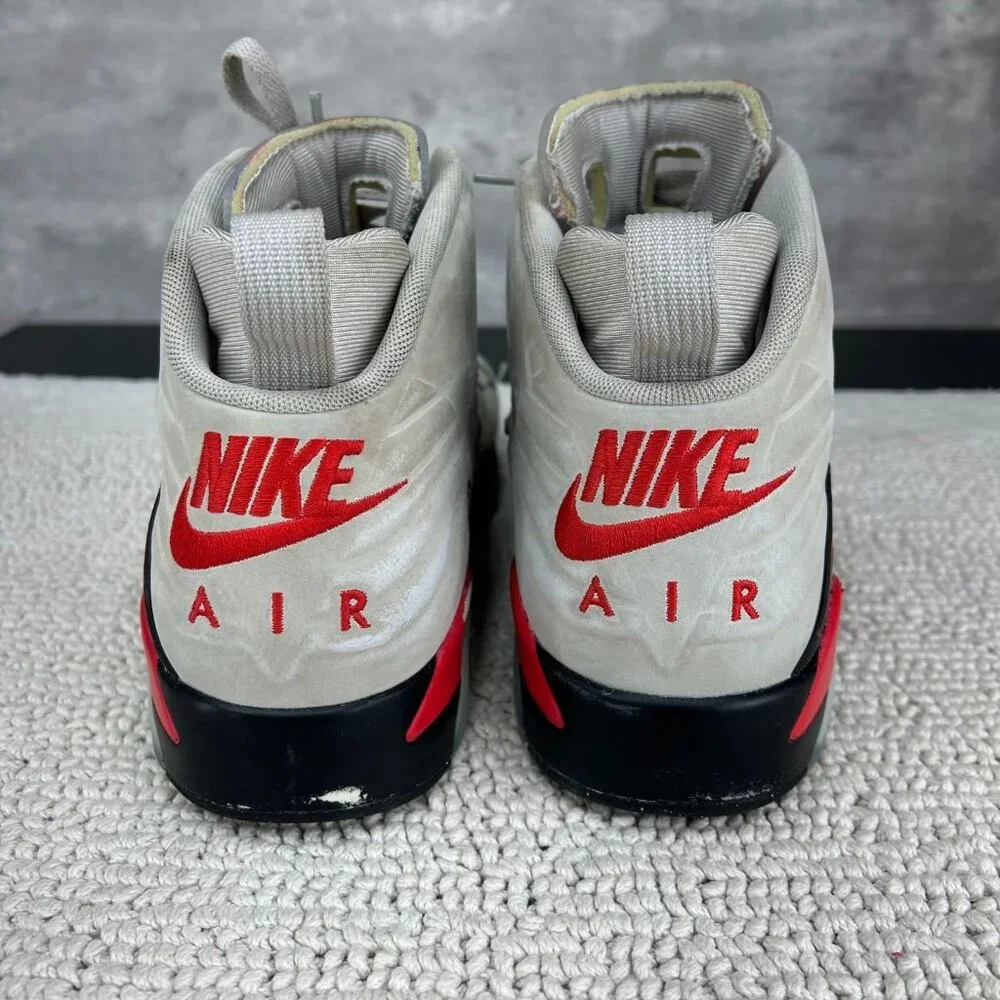 Jordan MVP 678 Shoes Mens 10 Natural Dark Gray Grey Red Basketball Sneakers‎
